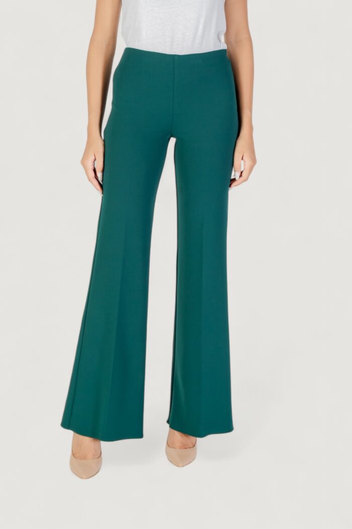 Pantaloni a palazzo Rinascimento  Verde – CFC0125424003