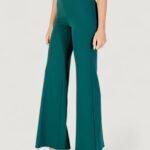 Pantaloni a palazzo Rinascimento  Verde - Foto 2
