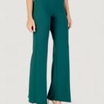 Pantaloni a palazzo Rinascimento  Verde - Foto 3