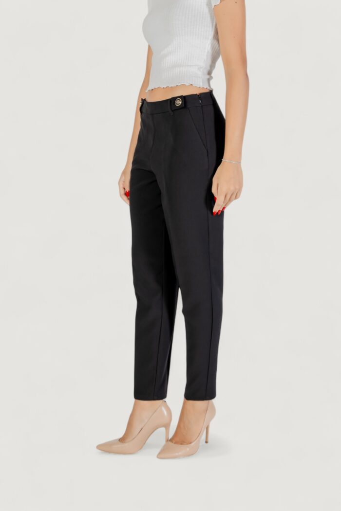 Pantaloni a sigaretta Only ONLASTRID LIFE HW ANK CIGARETTE PANT TLR Nero