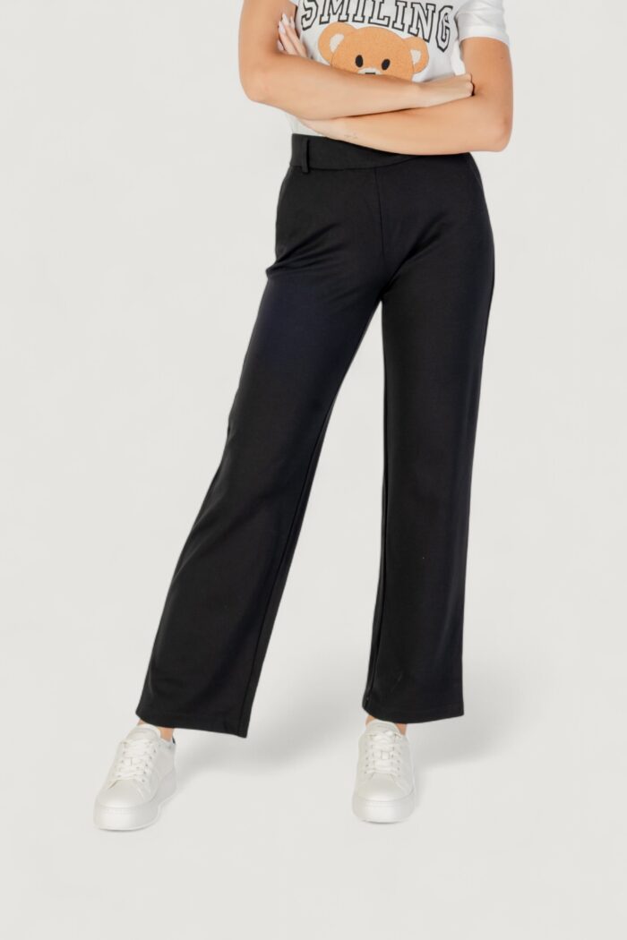 Pantaloni a sigaretta Only ONLPOPTRASH LIFE MW STRAIGHT PNT NOOS Nero – 15341829