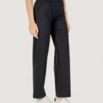 Pantaloni a sigaretta Only ONLPOPTRASH LIFE MW STRAIGHT PNT NOOS Nero - Foto 3