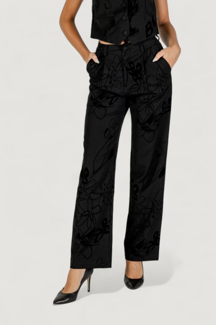 Pantaloni bootcut Desigual PANT_FLOCK Nero – 25WWPW05
