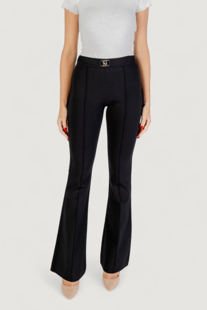 Pantaloni bootcut Liu-jo PANT.BEAT NERVATURE H.W. Nero – MF5143 J9189