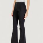 Pantaloni bootcut Liu-Jo PANT.BEAT NERVATURE H.W. Nero - Foto 3