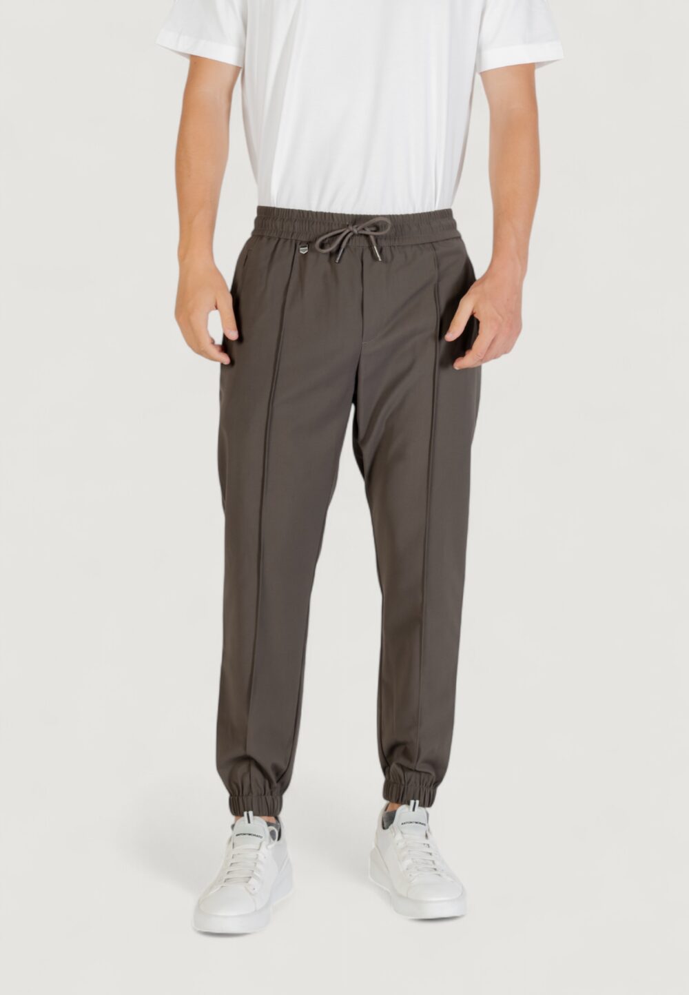 Pantaloni Antony Morato NATE REGULAR FIT Verde Scuro - Foto 5