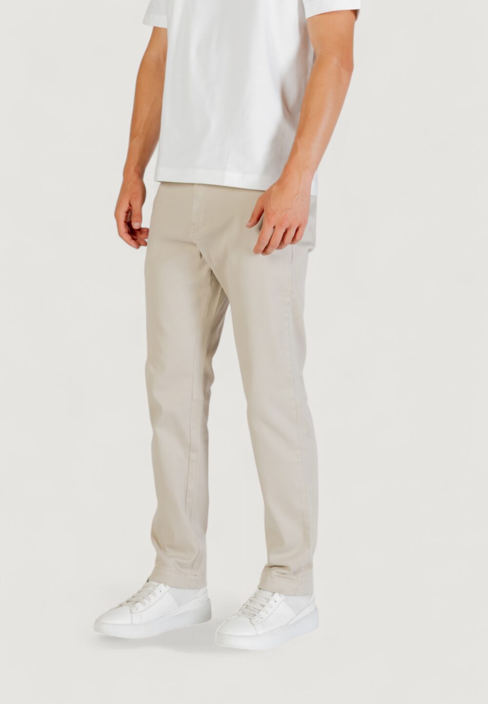 Pantaloni Boss Sanderson-L-2 10272943 01 Beige chiaro - Foto 2