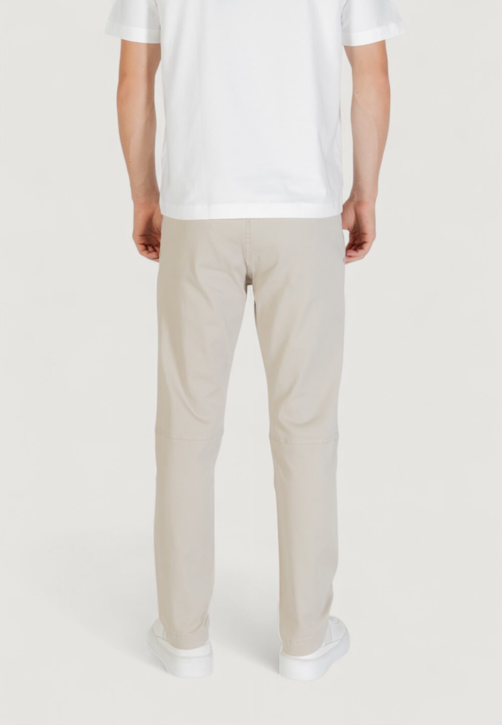 Pantaloni Boss Sanderson-L-2 10272943 01 Beige chiaro - Foto 4