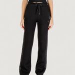 Pantaloni regular Guess BRENDA SCUBA STRAIGHT LEG PANT Nero - Foto 1