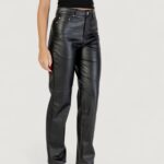Pantaloni regular Only ONLSADIE FAUX LEATHER PANTS CC OTW Nero - Foto 3