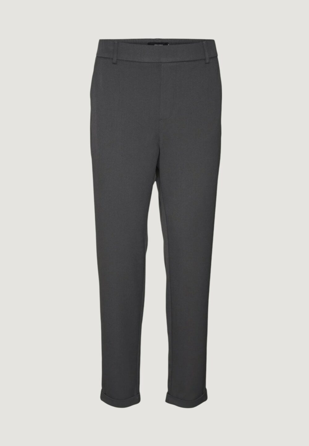 Pantaloni regular Vero Moda VMMAYA MW LOOSE SOLID PANT NOOS Grigio Scuro - Foto 4