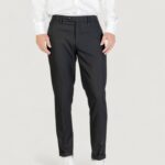 Pantaloni slim Antony Morato RAD SLIM ANKLE LENGHT FIT TWILL Nero - Foto 5