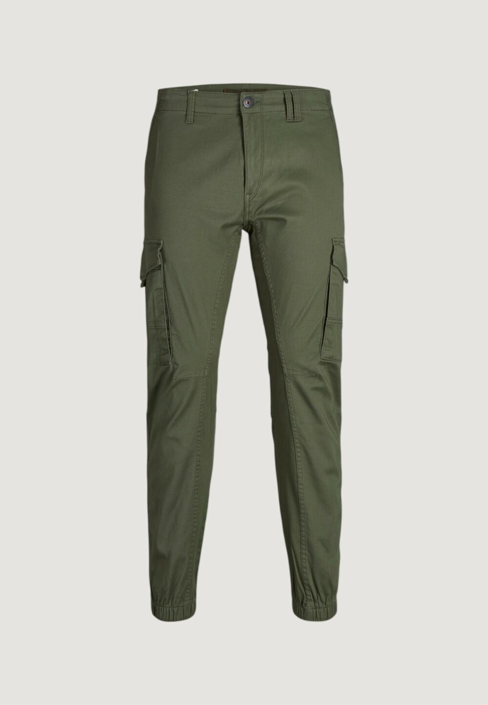 Pantaloni slim Jack Jones PAUL FLAKE AKM 542 NOOS Verde Oliva - Foto 1