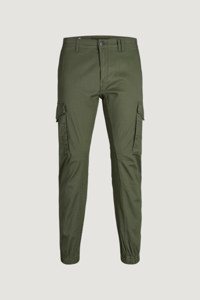 Pantaloni slim Jack Jones PAUL FLAKE AKM 542 NOOS Verde Oliva