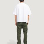 Pantaloni slim Jack Jones PAUL FLAKE AKM 542 NOOS Verde Oliva - Foto 5