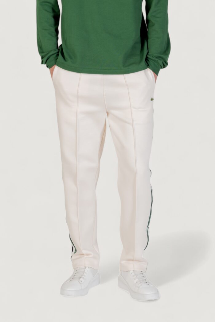 Pantaloni sportivi Lacoste  Panna