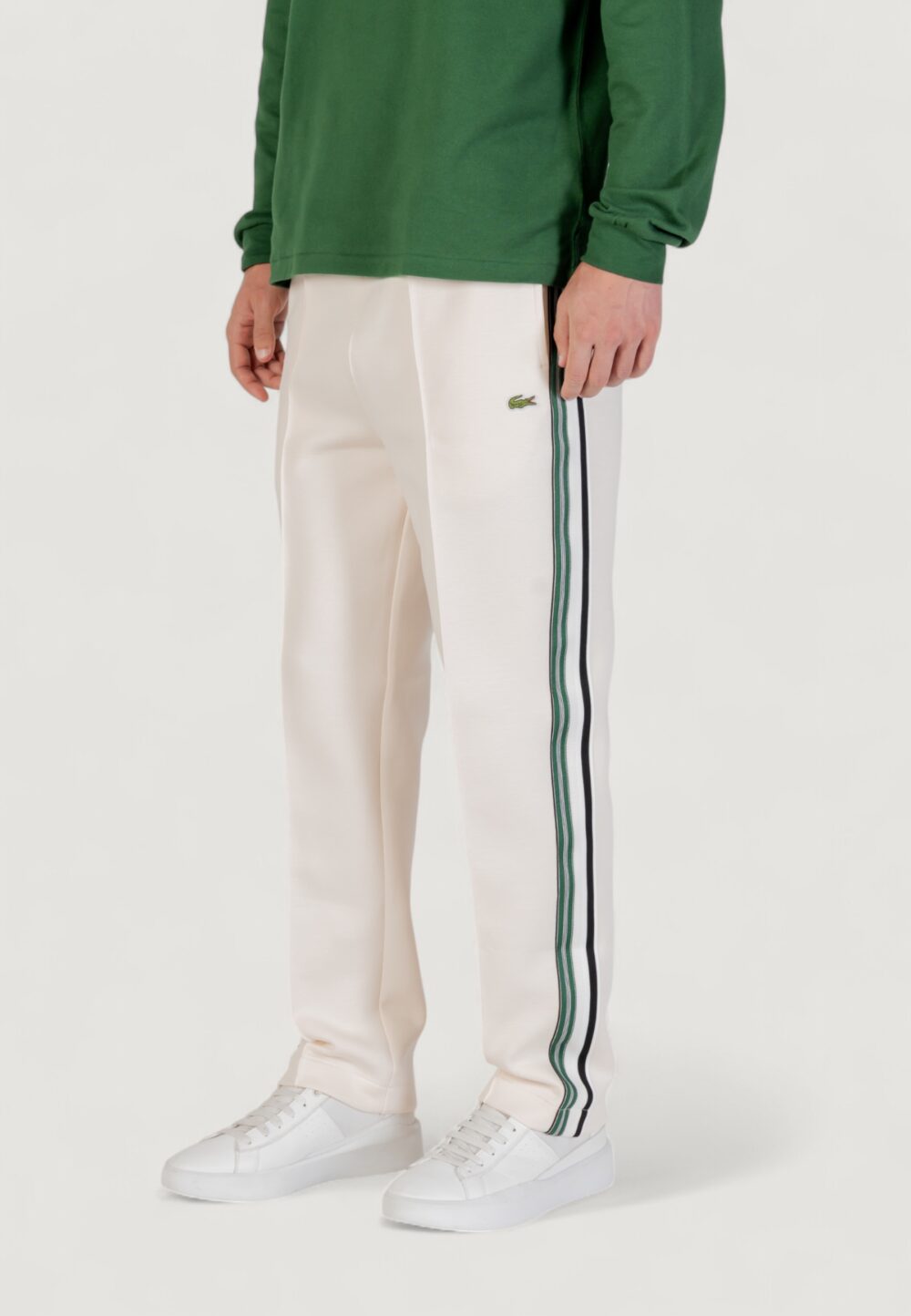 Pantaloni sportivi LACOSTE  Panna - Foto 3