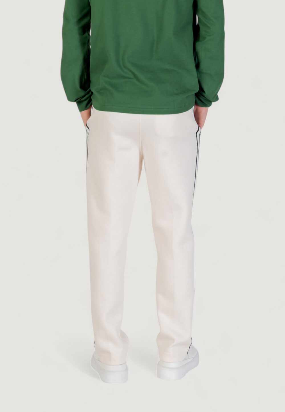 Pantaloni sportivi LACOSTE  Panna - Foto 5