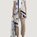 Pashmina Desigual FOU_ARTY TRAZO Beige - Foto 2