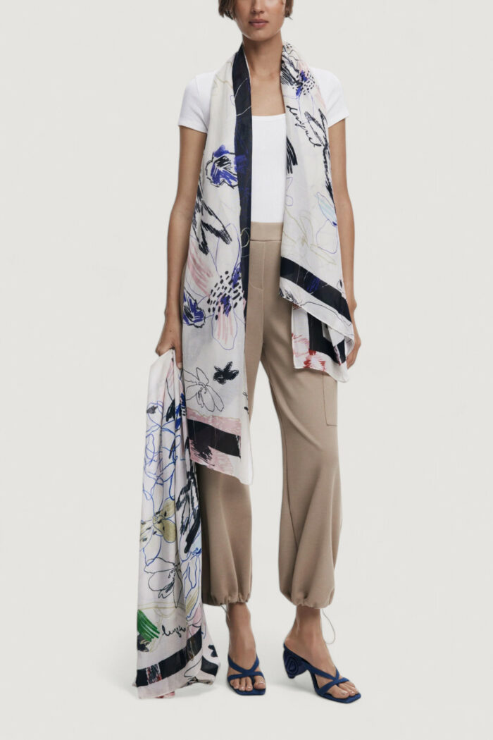 Pashmina Desigual FOU_ARTY TRAZO Beige – 25WAWA06