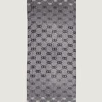 Pashmina Liu-Jo ECS STOLA DEGRADE LOGO 70X180 Nero - Foto 3
