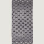 Pashmina Liu-Jo ECS STOLA DEGRADE LOGO 70X180 Nero - Foto 4
