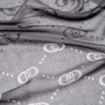 Pashmina Liu-Jo ECS STOLA DEGRADE LOGO 70X180 Nero - Foto 2