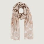 Pashmina Liu-Jo ECS STOLA DEGRADE LOGO 70X180 Terra - Fango - Foto 1