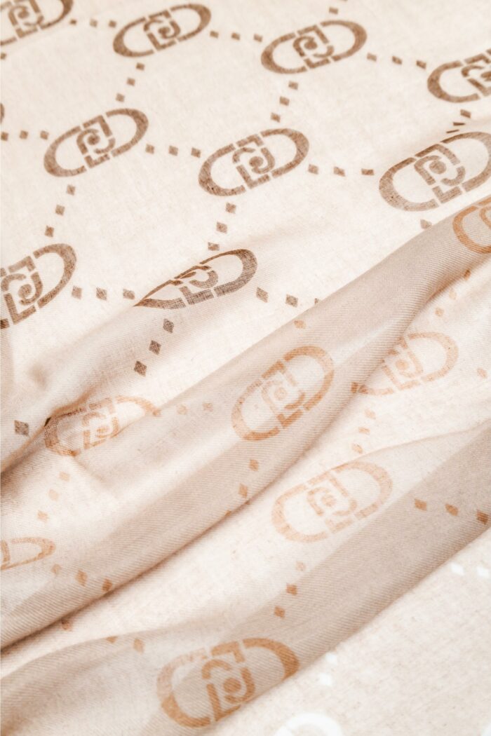 Pashmina Liu-jo ECS STOLA DEGRADE LOGO 70X180 Terra – Fango