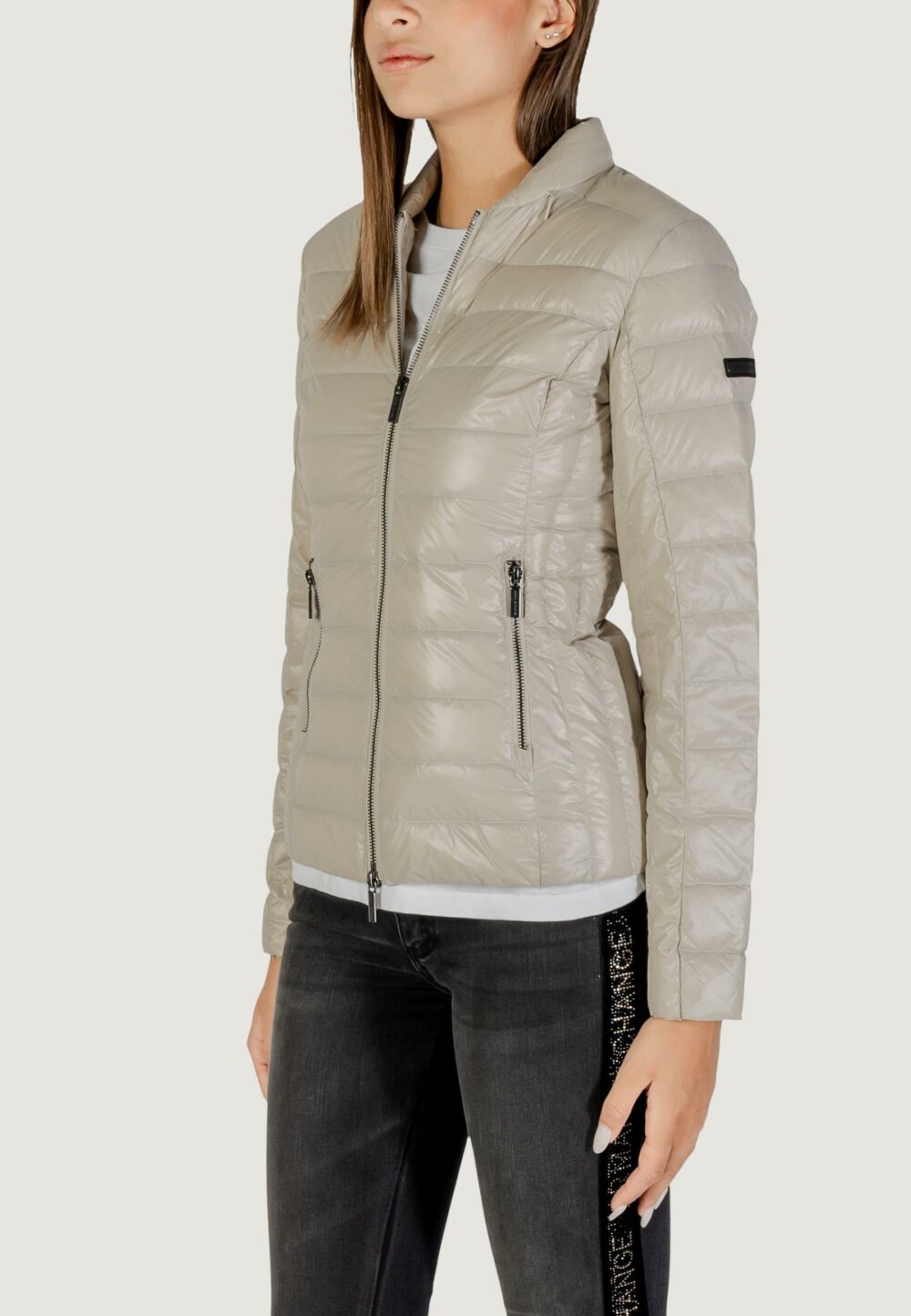 Piumino Armani Exchange DOWN JACKET Beige chiaro - Foto 2