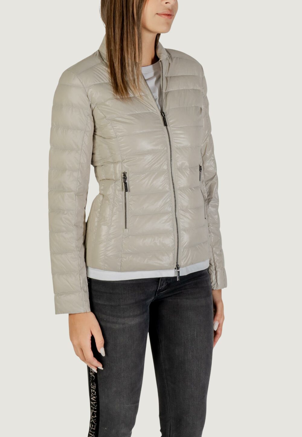 Piumino Armani Exchange DOWN JACKET Beige chiaro - Foto 3