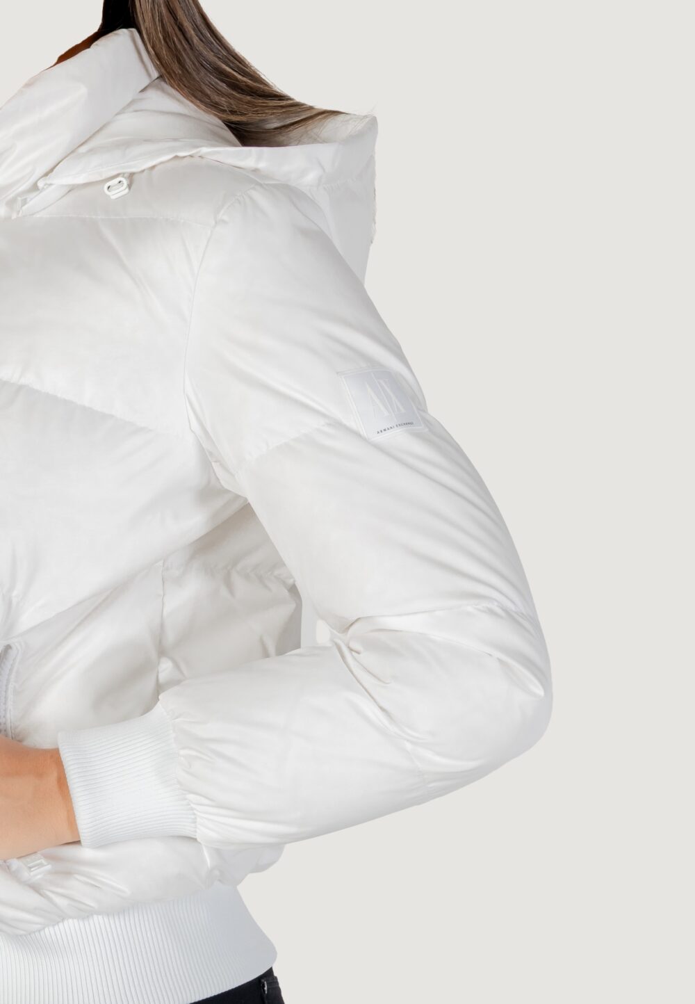 Piumino Armani Exchange DOWN JACKET Bianco - Foto 3