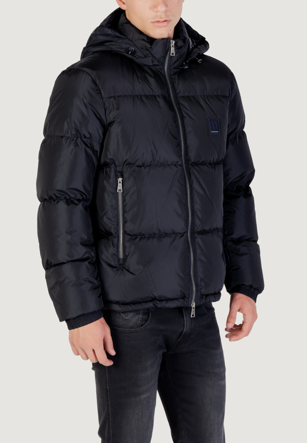 Piumino Armani Exchange DOWN JACKET Blue scuro - Foto 3