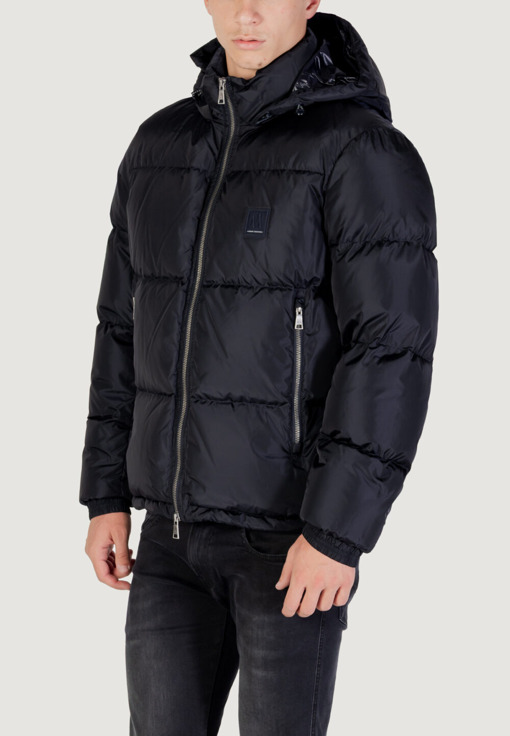 Piumino Armani Exchange DOWN JACKET Blue scuro - Foto 4