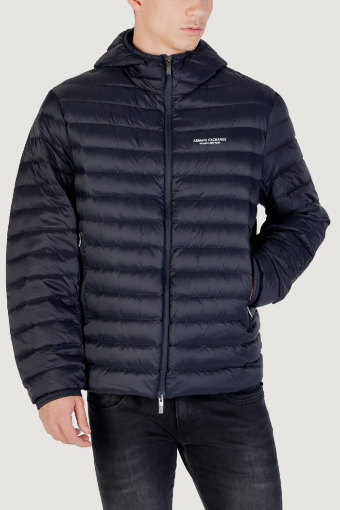 Piumino Armani Exchange DOWN JACKET Blue scuro