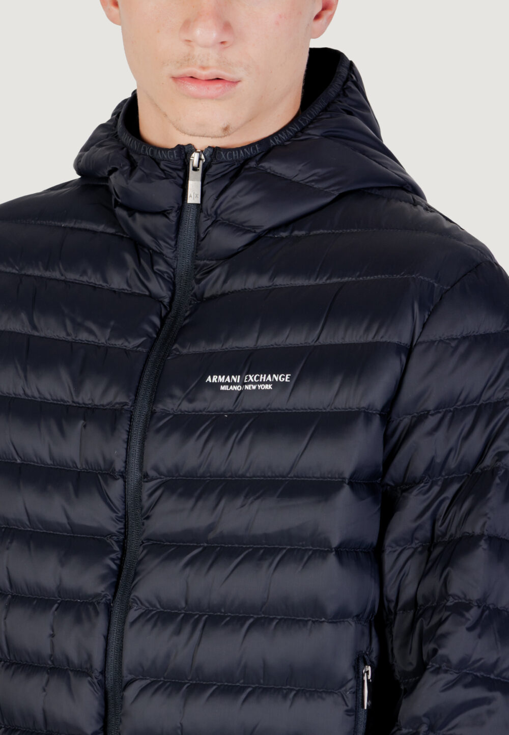 Piumino Armani Exchange DOWN JACKET Blue scuro - Foto 2