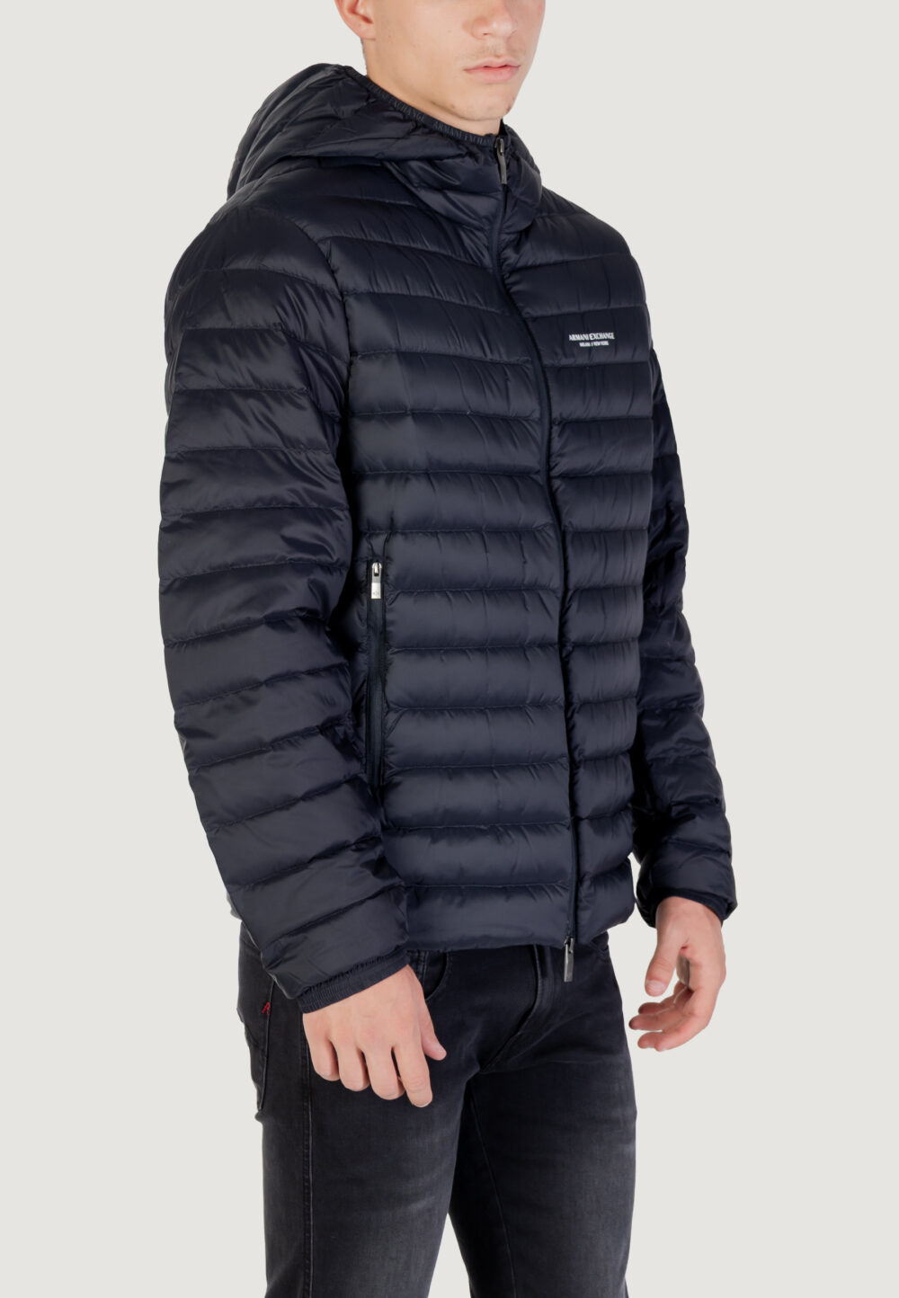 Piumino Armani Exchange DOWN JACKET Blue scuro - Foto 3