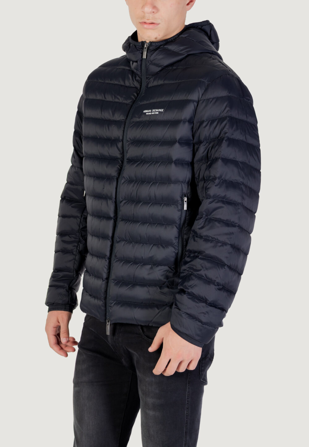 Piumino Armani Exchange DOWN JACKET Blue scuro - Foto 4