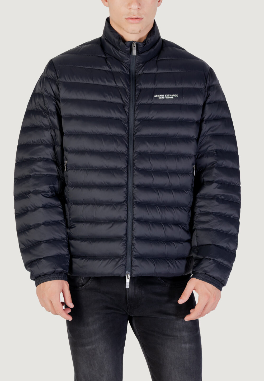 Piumino Armani Exchange DOWN JACKET Blue scuro - Foto 1
