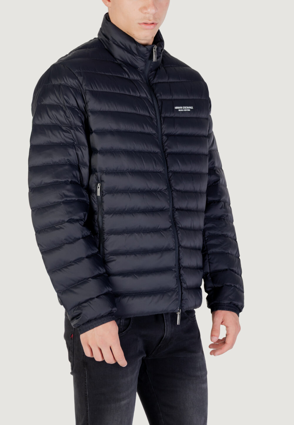 Piumino Armani Exchange DOWN JACKET Blue scuro - Foto 3