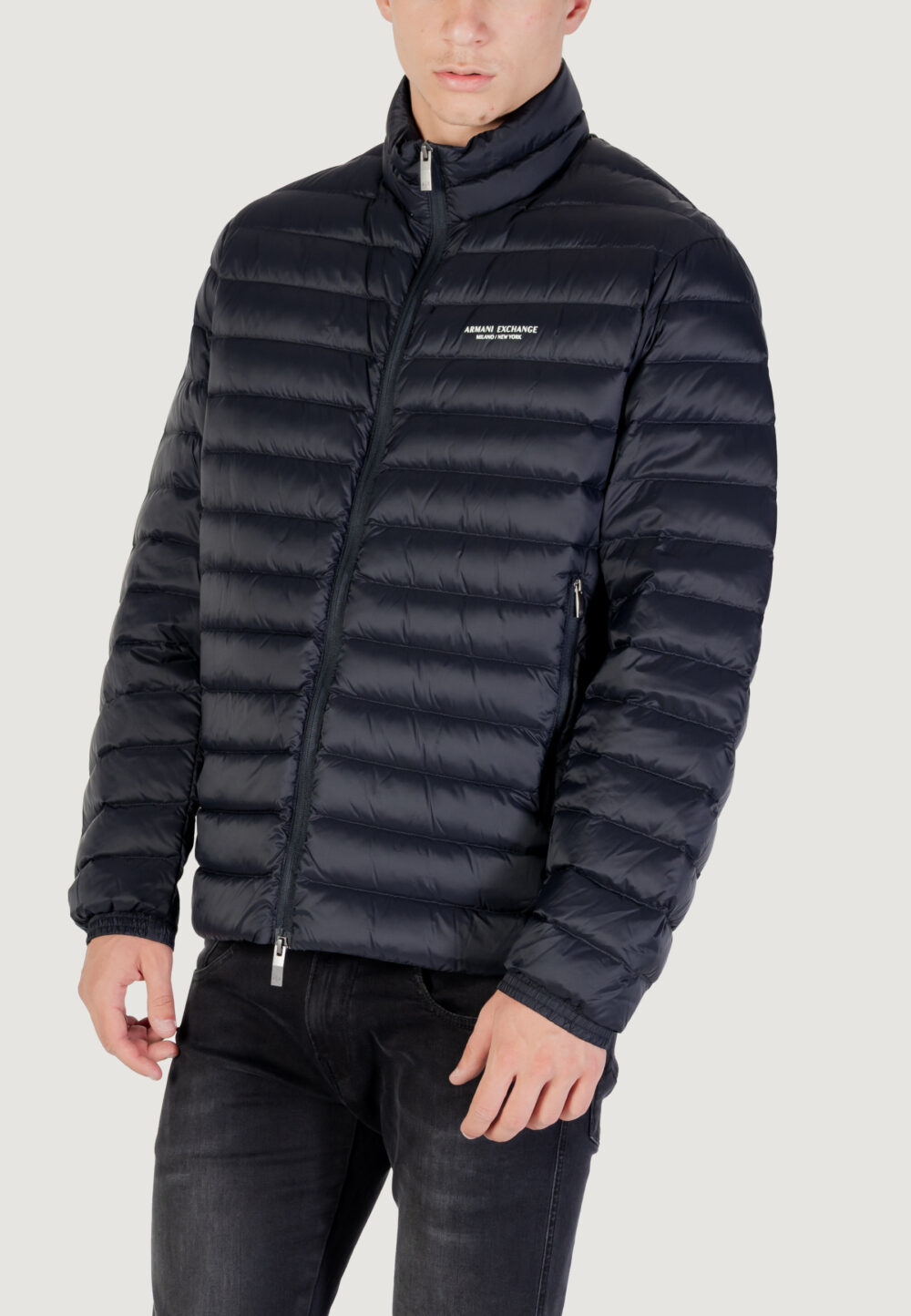 Piumino Armani Exchange DOWN JACKET Blue scuro - Foto 4