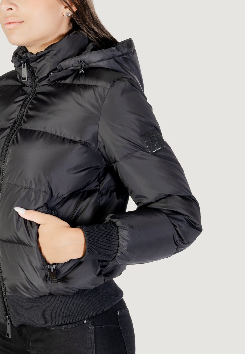 Piumino Armani Exchange DOWN JACKET Nero - Foto 2