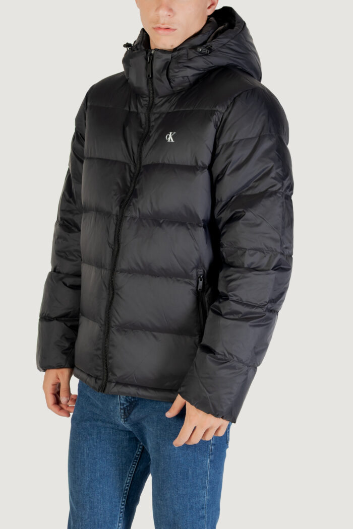 Piumino Calvin Klein LS NYLON ZIP OFF HOO Black-White – LV04RC518G