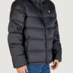 Piumino Calvin Klein Jeans LS NYLON ZIP OFF HOO Black-White - Foto 3