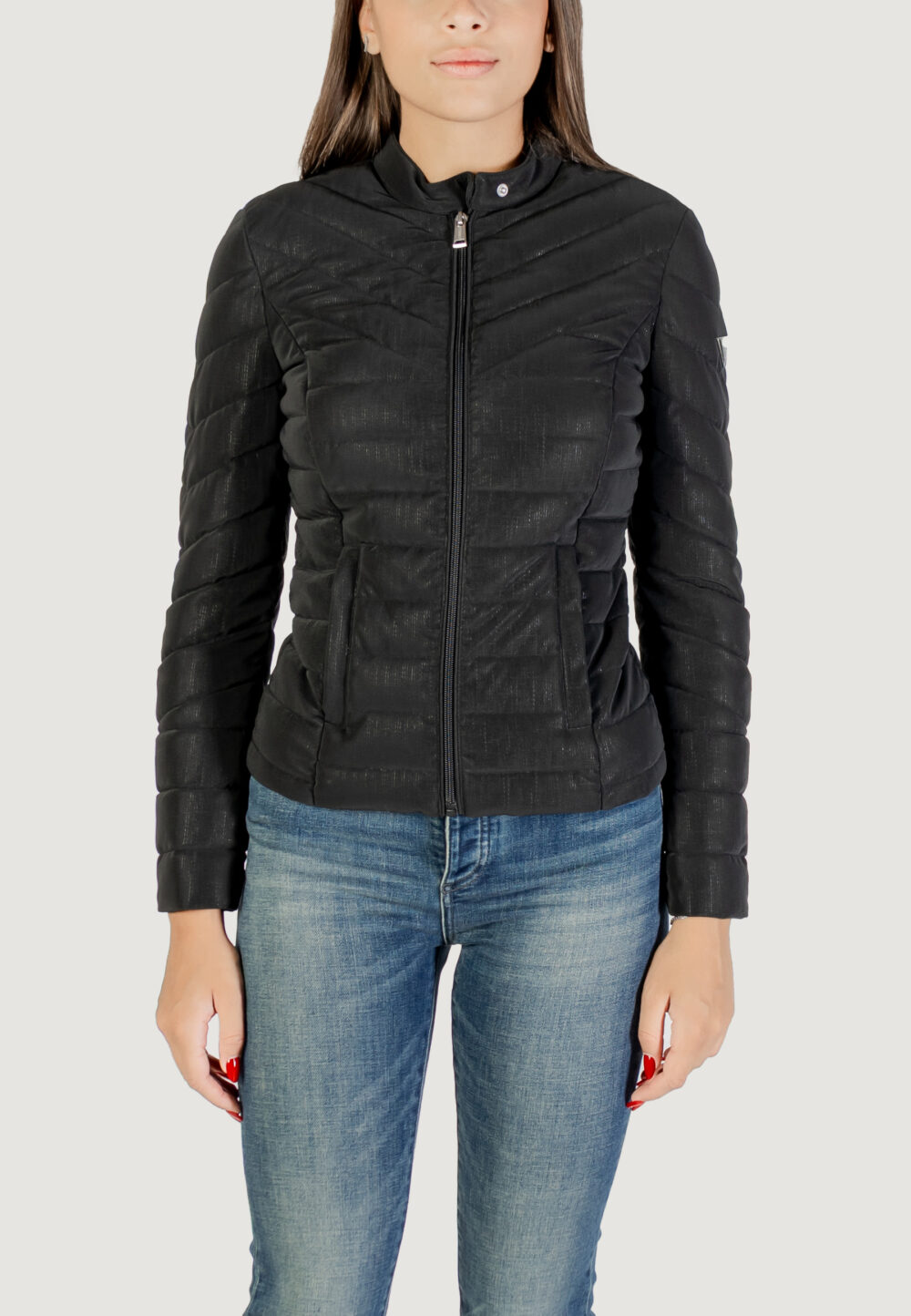 Piumino Guess NEW VONA STRETCH JACKET Nero - Foto 1