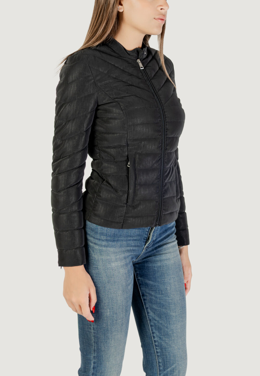 Piumino Guess NEW VONA STRETCH JACKET Nero - Foto 3