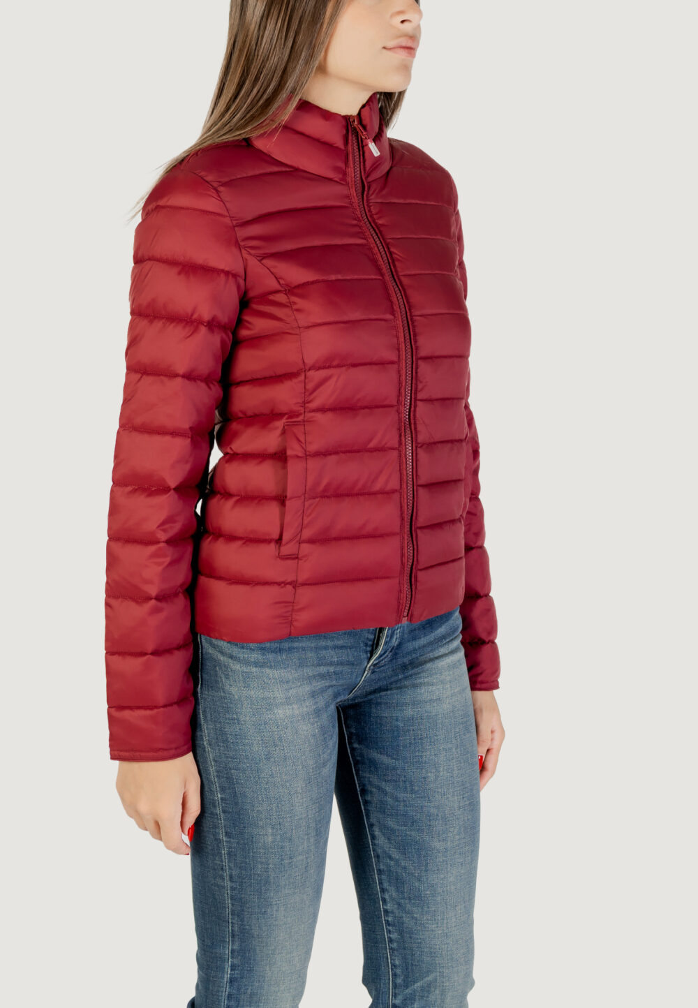 Piumino Only ONLTAHOE QUILTED JACKET OTW CC Bordeaux - Foto 3