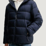 Piumino Tommy Hilfiger Jeans TJM HOODED LOGO PUFF Blue scuro - Foto 1