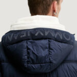 Piumino Tommy Hilfiger Jeans TJM HOODED LOGO PUFF Blue scuro - Foto 5