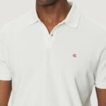 Polo manica corta Calvin Klein Jeans SS MONOGRAM PIQUE PO Bianco - Foto 3